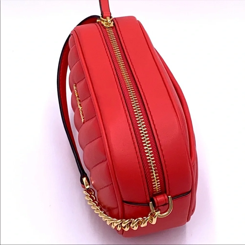 MICHAEL KORS ROSE SM OVAL CAMERA XBODY DR SANGRIA - Picture 8 of 16